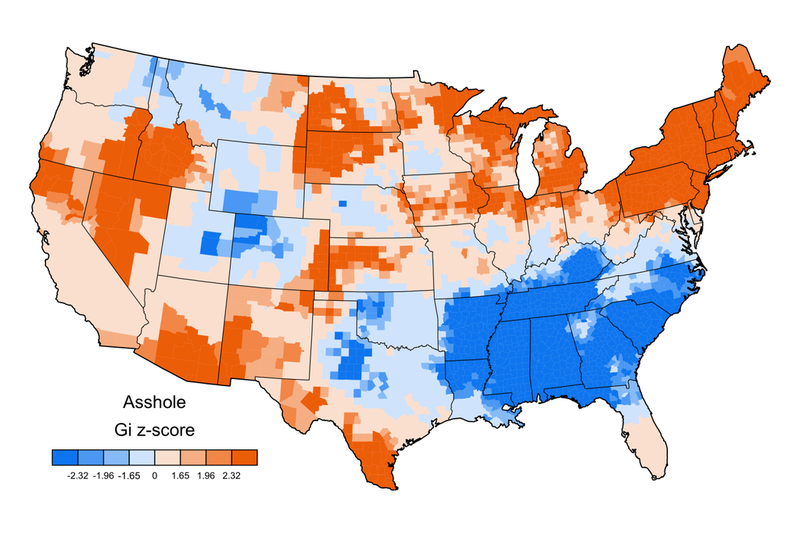 Illustration for article titled How People Swear Across the U.S., Mapped